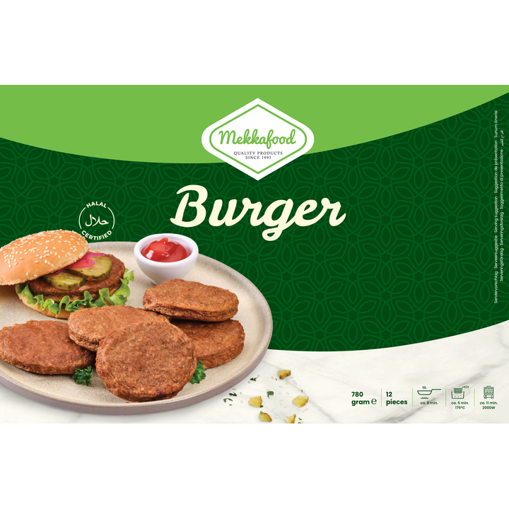 Mekkafood Burger 12 x 65 g
