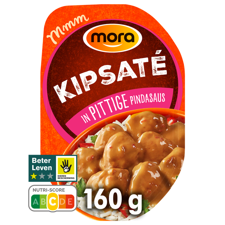 Mora Kipsaté in Pittige Pindasaus XL 190 g