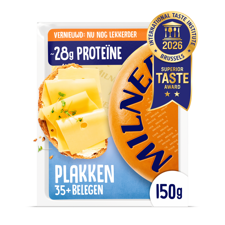Milner Belegen 35+ Kaas Plakken