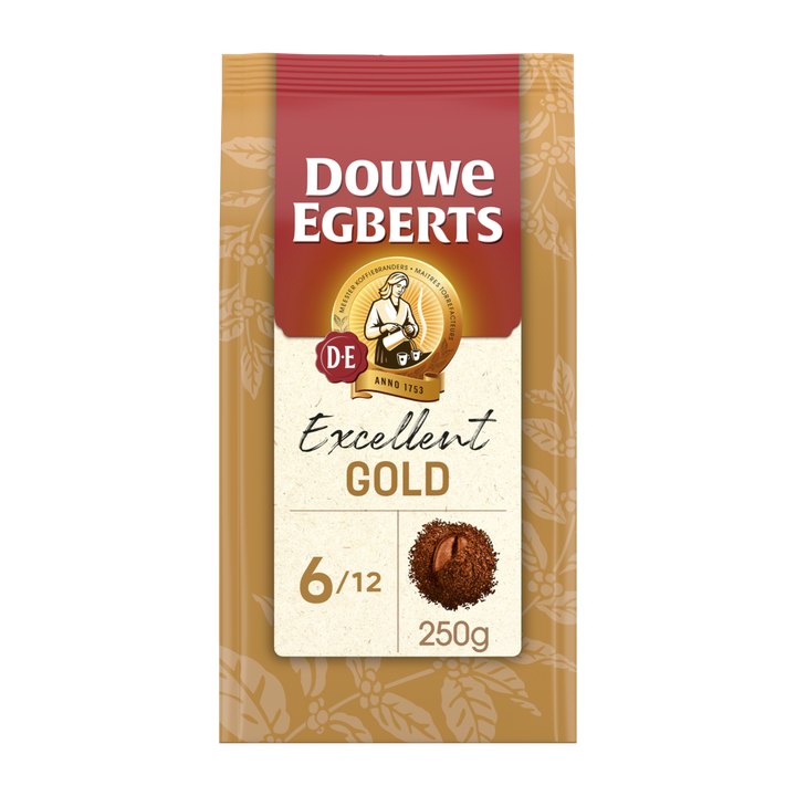 Douwe Egberts Excellent Gold Filtermaling 250 g