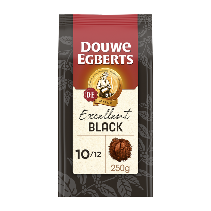 Douwe Egberts Excellent Black Filtermaling 250 g