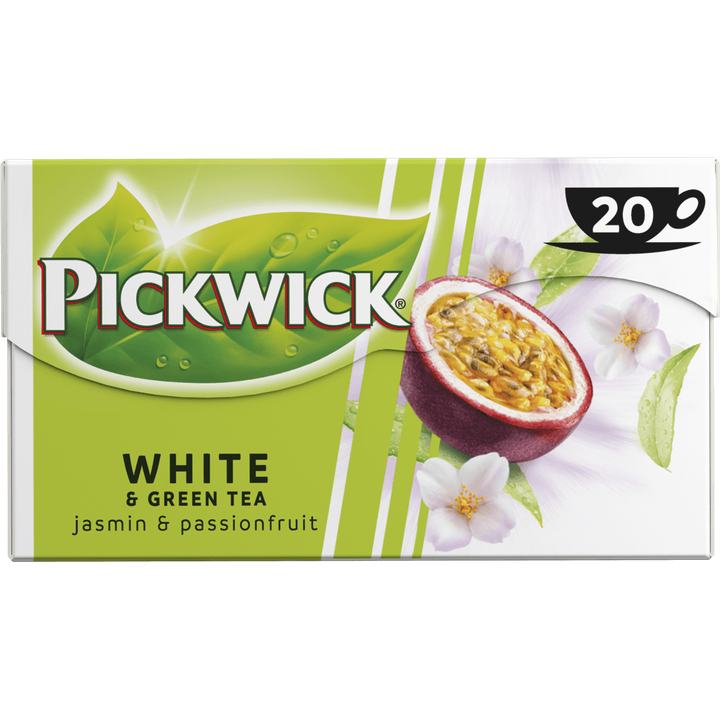 PICKWICK GREEN & White Jasmin Passionfruit 20 Stuks