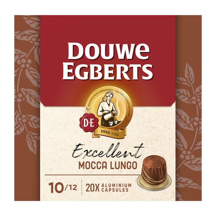 Douwe Egberts Excellent Mocca Lungo 9 Capsules 20 Stuks 104 g
