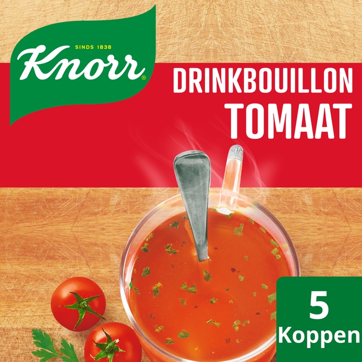 Knorr Drinkbouillon Tomaat 5 Stuks