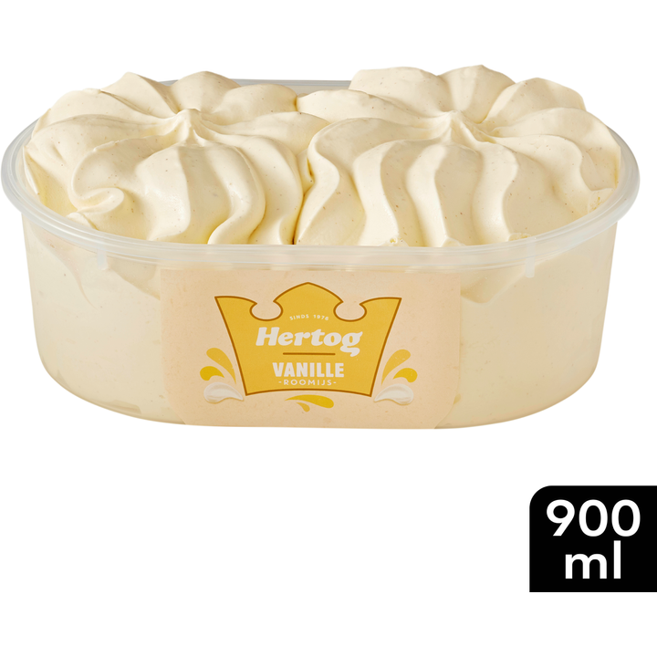 Hertog IJs IJssalon Vanille Roomijs 900ml