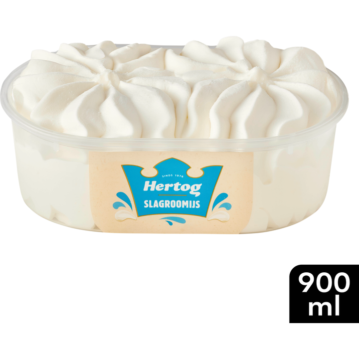 Hertog IJs IJssalon Slagroom 900ml