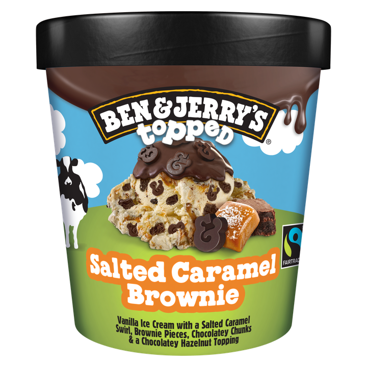 Ben & Jerry's IJs Topped Salted Caramel Brownie 438 ml