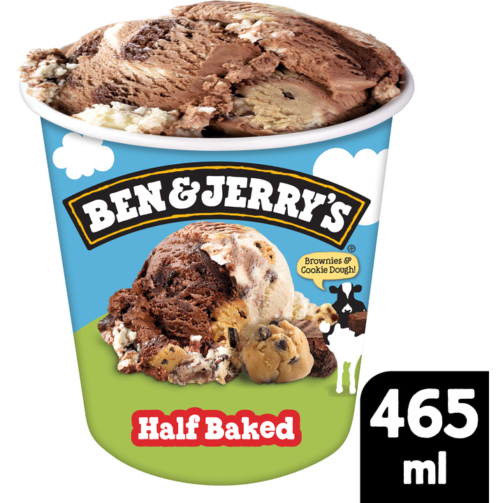 Ben & Jerry's IJs Half Baked 465 ml
