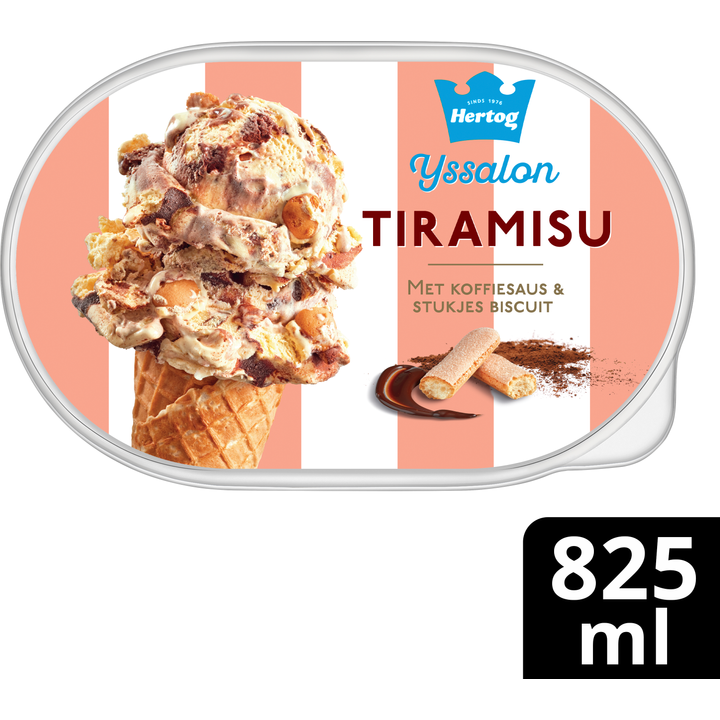 Hertog IJs IJssalon Tiramisu 825ml