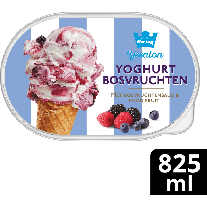 Hertog IJs IJssalon Yoghurt Bosvruchten 825ml