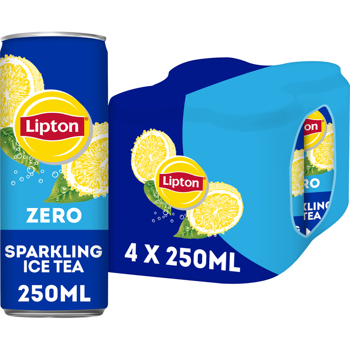 Lipton Ice Tea Sparkling Zero 4 x 250 ml