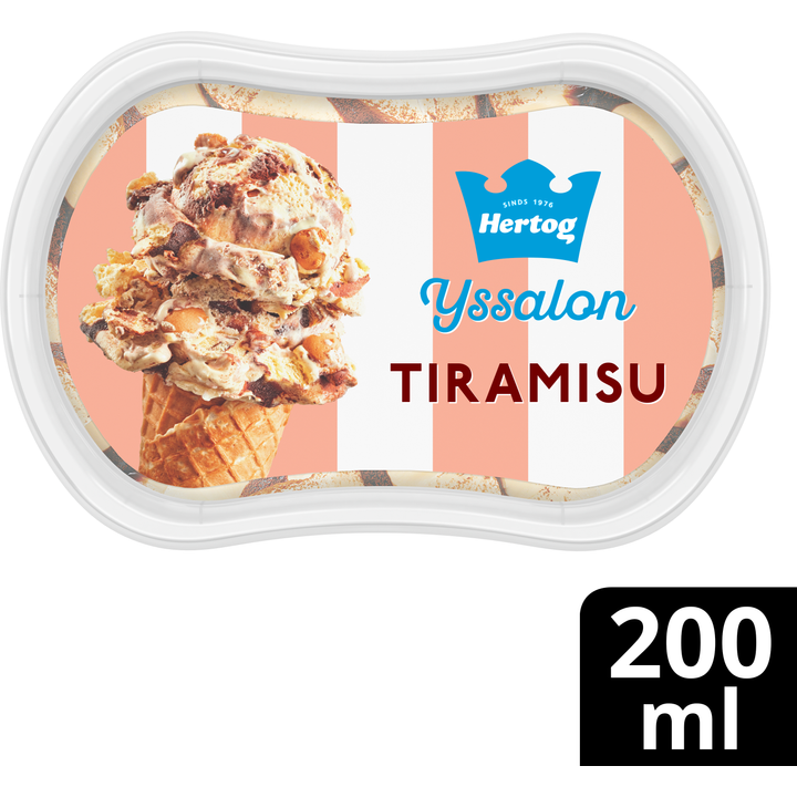 Hertog IJssalon Mini IJs Tiramisu 200 ml