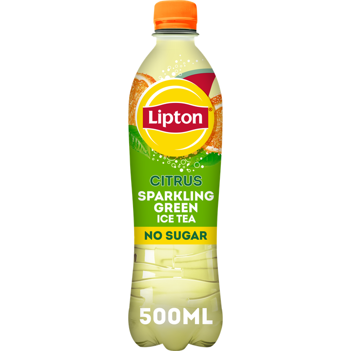 Lipton Ice Tea Sparkling Green Citrus No Sugar 500 ml