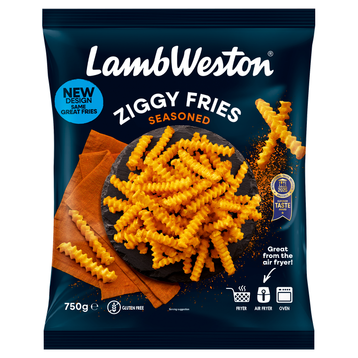 Lamb Weston Ziggy Fries Seasoned 750g