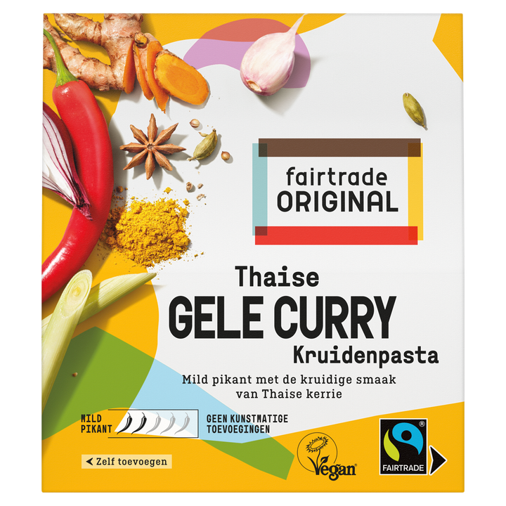 Fairtrade Original Thaise Gele Curry Kruidenpasta 70 g