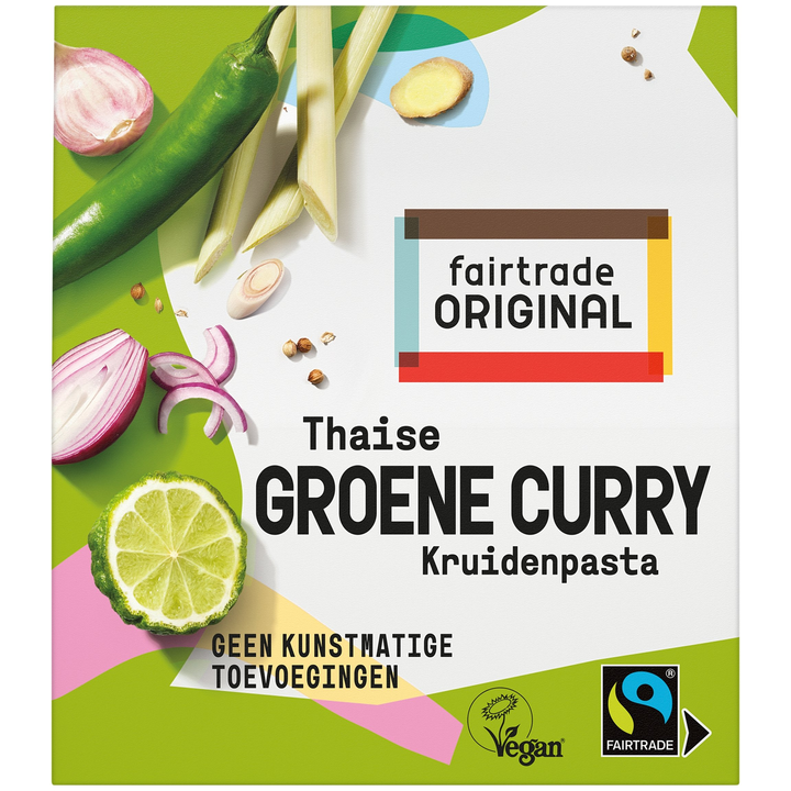 Fairtrade Original Thaise Groene Curry Kruidenpasta 70 g