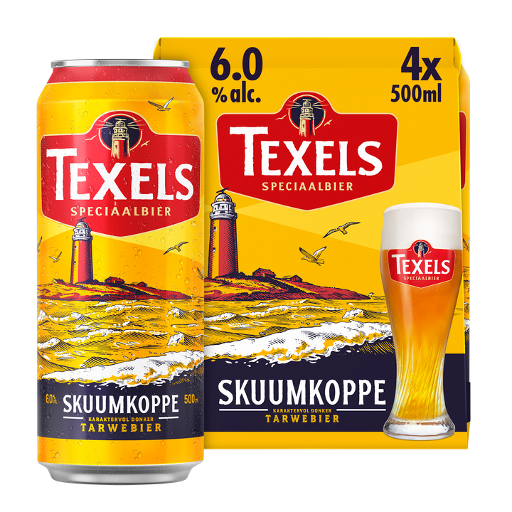 Texels Skuumkoppe 4x500ML