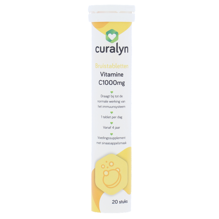 Curalyn Vitamine C 1000MG Bruistabletten 20 Stuks