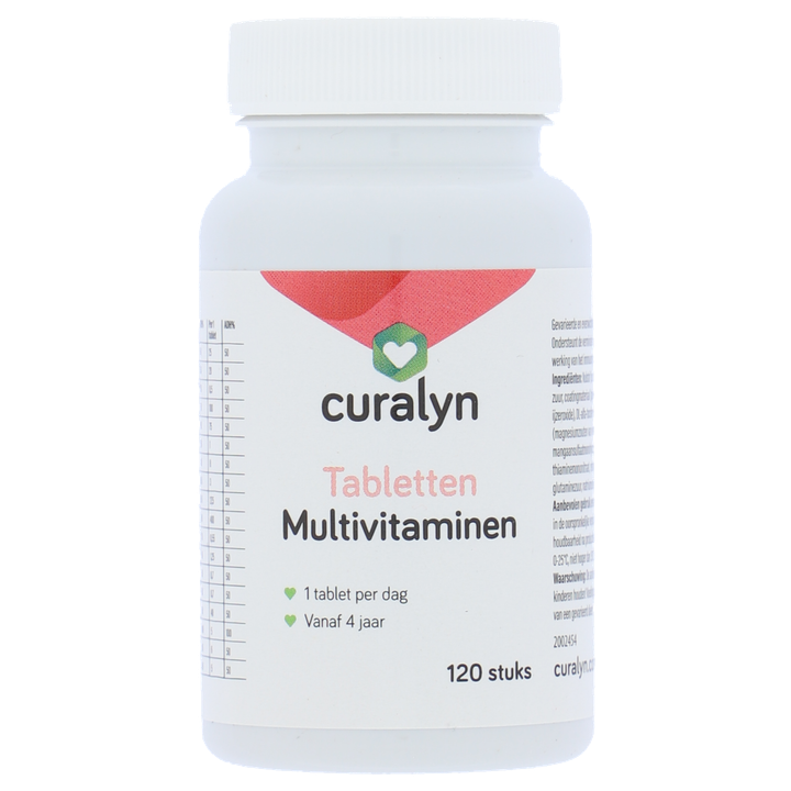 Multivitaminen & Mineralen Tabletten 120 Stuks