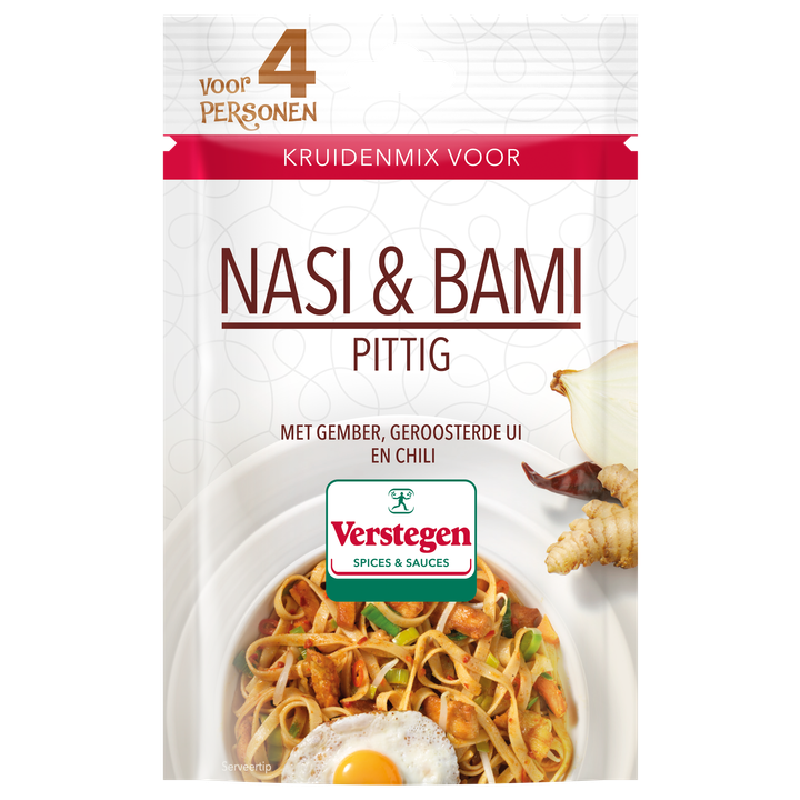 Verstegen Kruidenmix voor Nasi & Bami Pittig 30 g