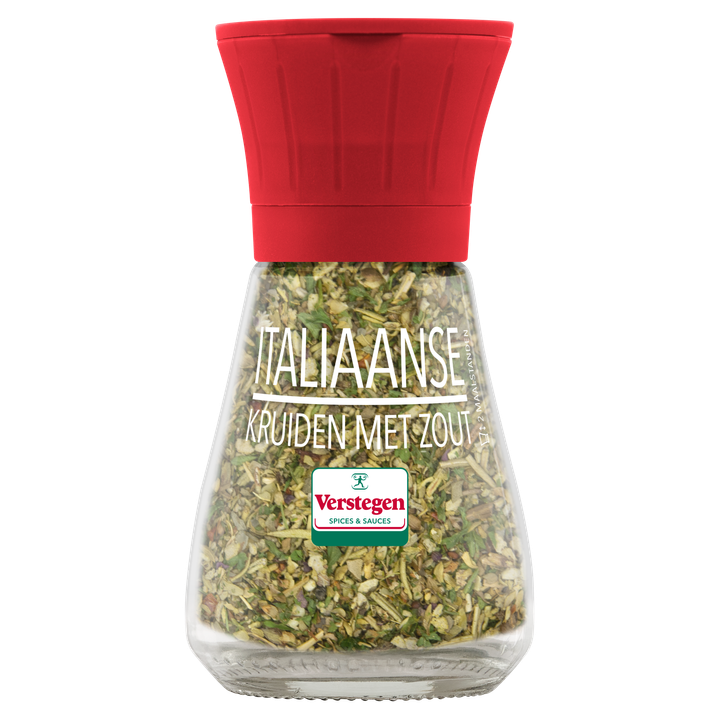 Verstegen Italiaanse Kruiden met Zout in Molen 25 g
