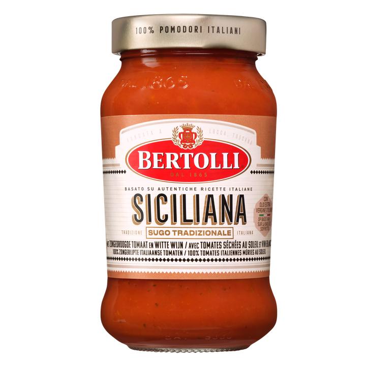 Pastasaus Siciliana met Zongedroogde Tomaat
