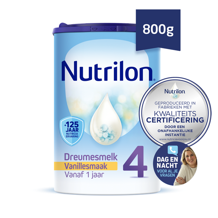 Nutrilon 4 Dreumesmelk Vanille - Peuter 12+ maanden 800g