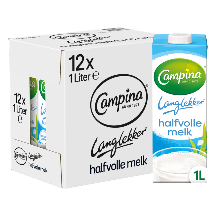 Langlekker halfvolle melk