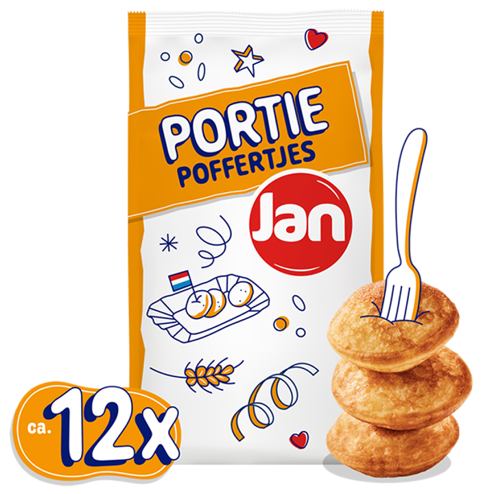 Jan Portie Poffertjes 12 Stuks 100 g