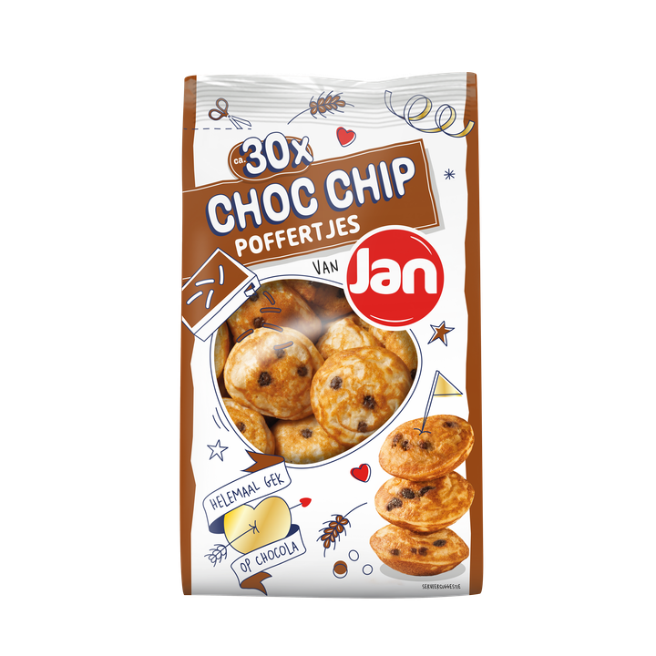 Jan Chocolade Chip Poffertjes 225g