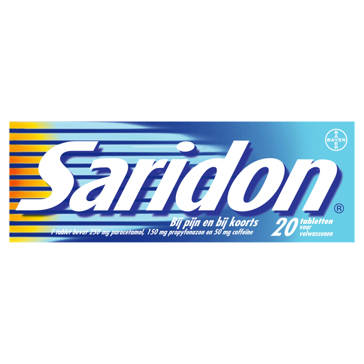 Saridon 20 Tabletten voor Volwassenen