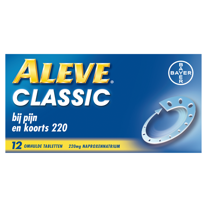 Aleve Classic 220 mg Naproxennatrium 12 Omhulde Tabletten