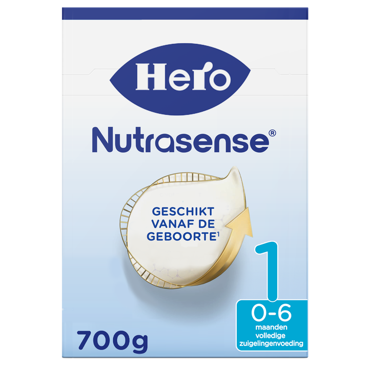 Hero Baby Hero Nutrasense Zuigelingenvoeding 1  0-6 Maanden 700 g