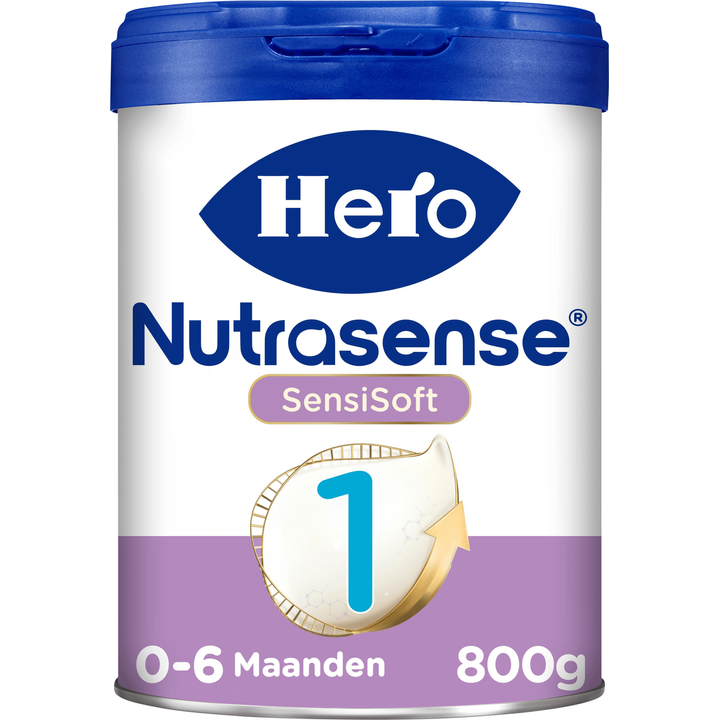 Hero Baby Hero Nutrasense Sensisoft 1 0-6 Maanden Volledige Zuigelingenvoeding 800 g