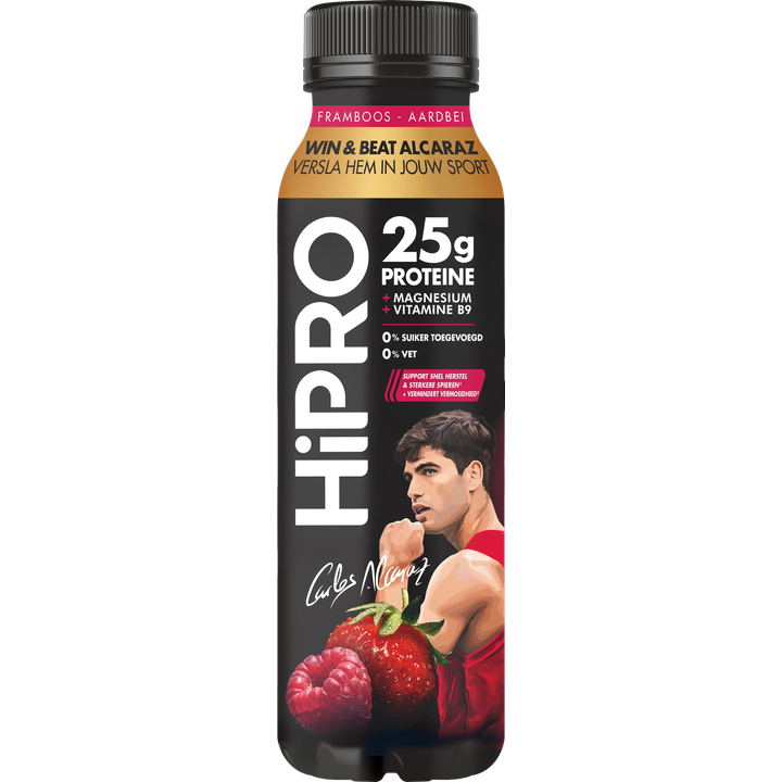 HiPRO Protein Drink Framboos Aardbei 300 ml