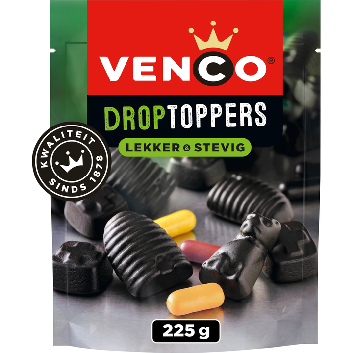 Venco Droptoppers Lekker & Stevig 225 g