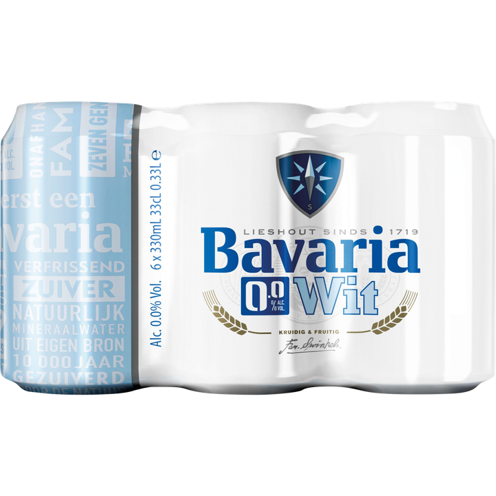 Bavaria 0.0% Alc. Vol. Witbier Blikken 6 x 330 ml