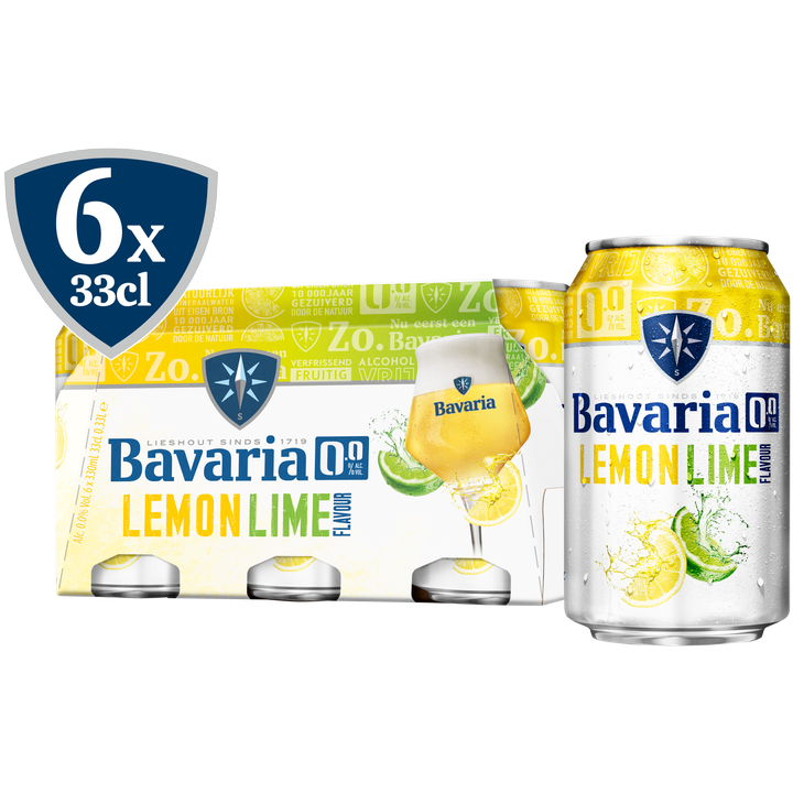 0.0% Alc. Vol. Lemon Lime Flavour Bier Blikken