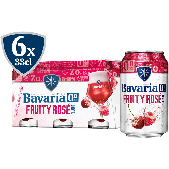 0.0% Alc. Vol. Fruity Rosé Flavour