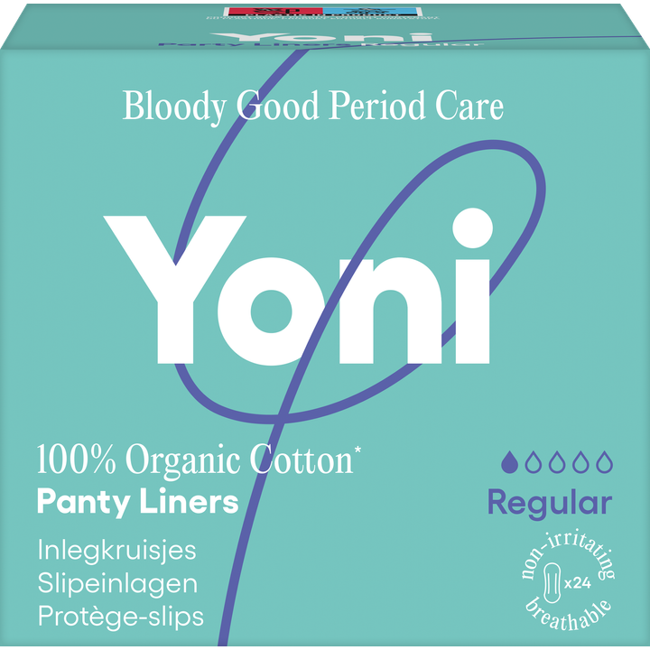 Yoni inlegkruisjes regular 100% biologisch katoen 24 stuks
