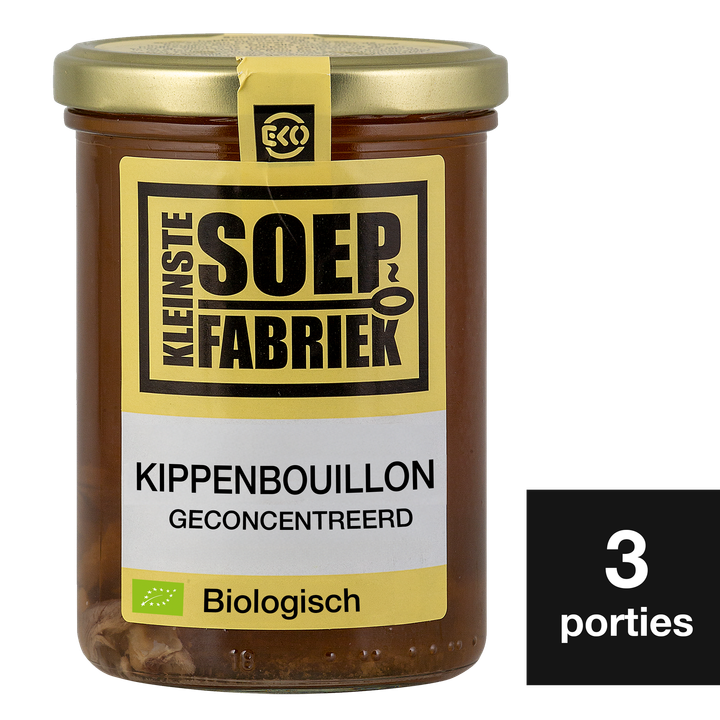 KleinsteSoepFabriek Kippenbouillon Biologisch 400 ml