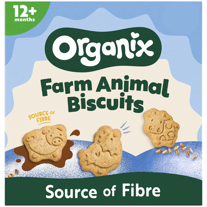 Organix Boerderijdieren koekjes babysnack 1+jr