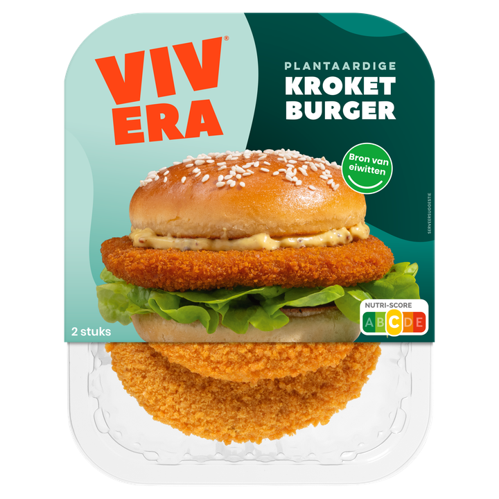 Vivera Plantaardige Kroketburger 2 Stuks 150 g