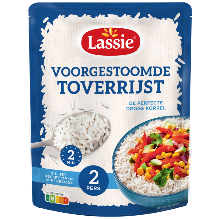 Lassie Voorgestoomde Toverrijst Panklaar 250 g