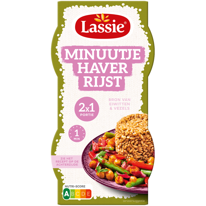 Lassie Haverrijst Minuutje 2 x 125g