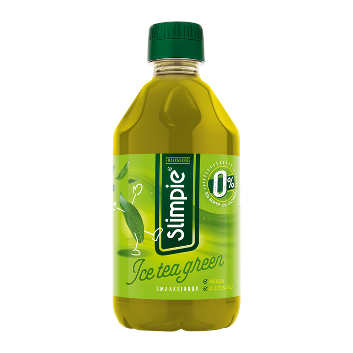 Slimpie Ice Tea Green Smaak Siroop 300 ml