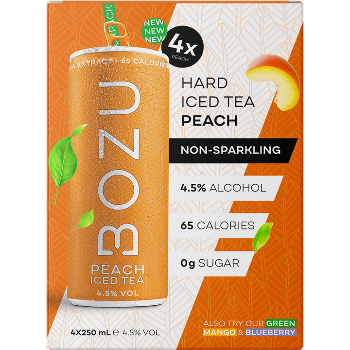hard iced tea Peach 4-pack