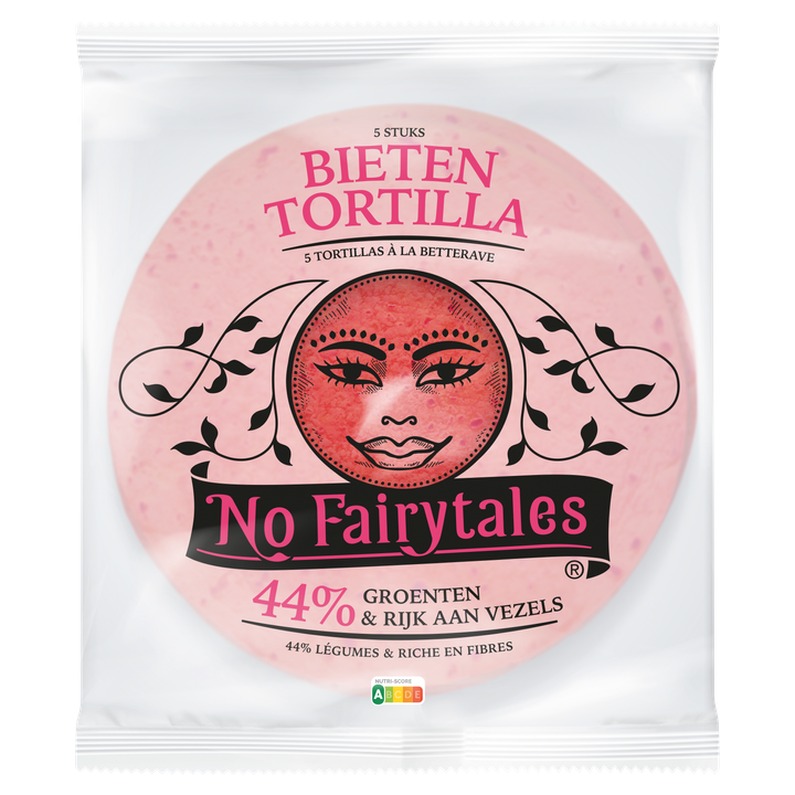 No Fairytales Bieten Tortilla 5 Stuks 200 g