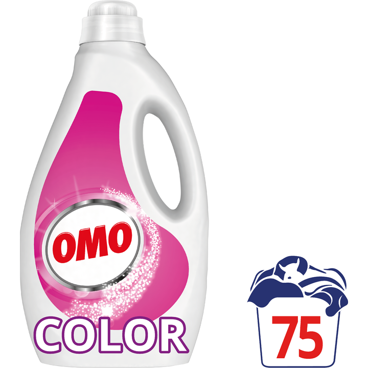 Omo Vloeibaar Wasmiddel Kleur XXL 75 wasbeurten