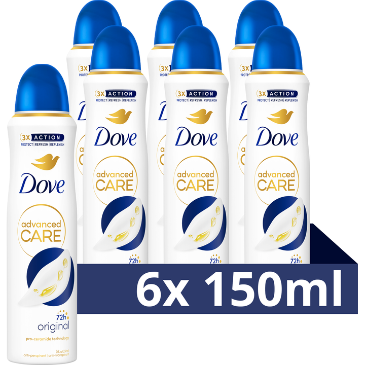 Dove Advanced Care 72h Original Anti-Transpirant 150 ml